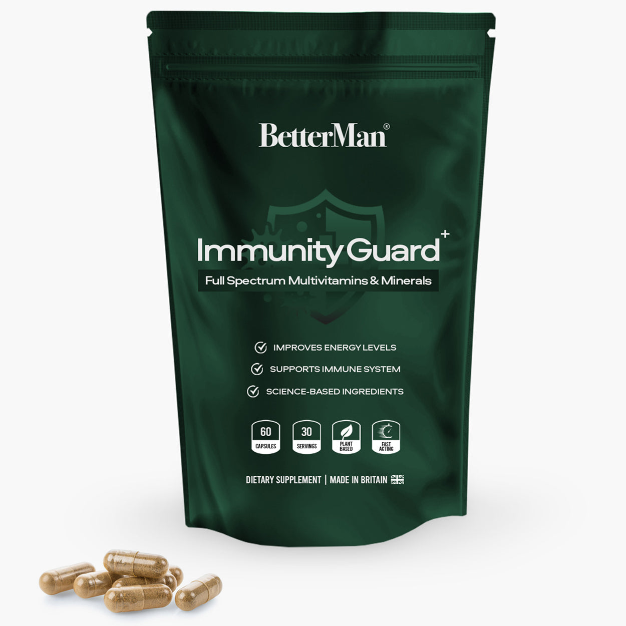 BetterMan Immunity Guard – Full Spectrum Vitamins & Minerals