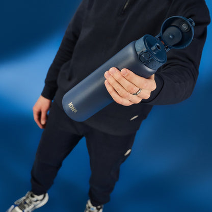 ION8 1L Thermal Water Bottle – Navy