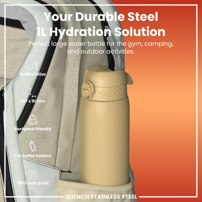 ION8 1L Thermal Water Bottle – Desert