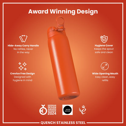 ION8 1L Thermal Water Bottle – Hot Ember